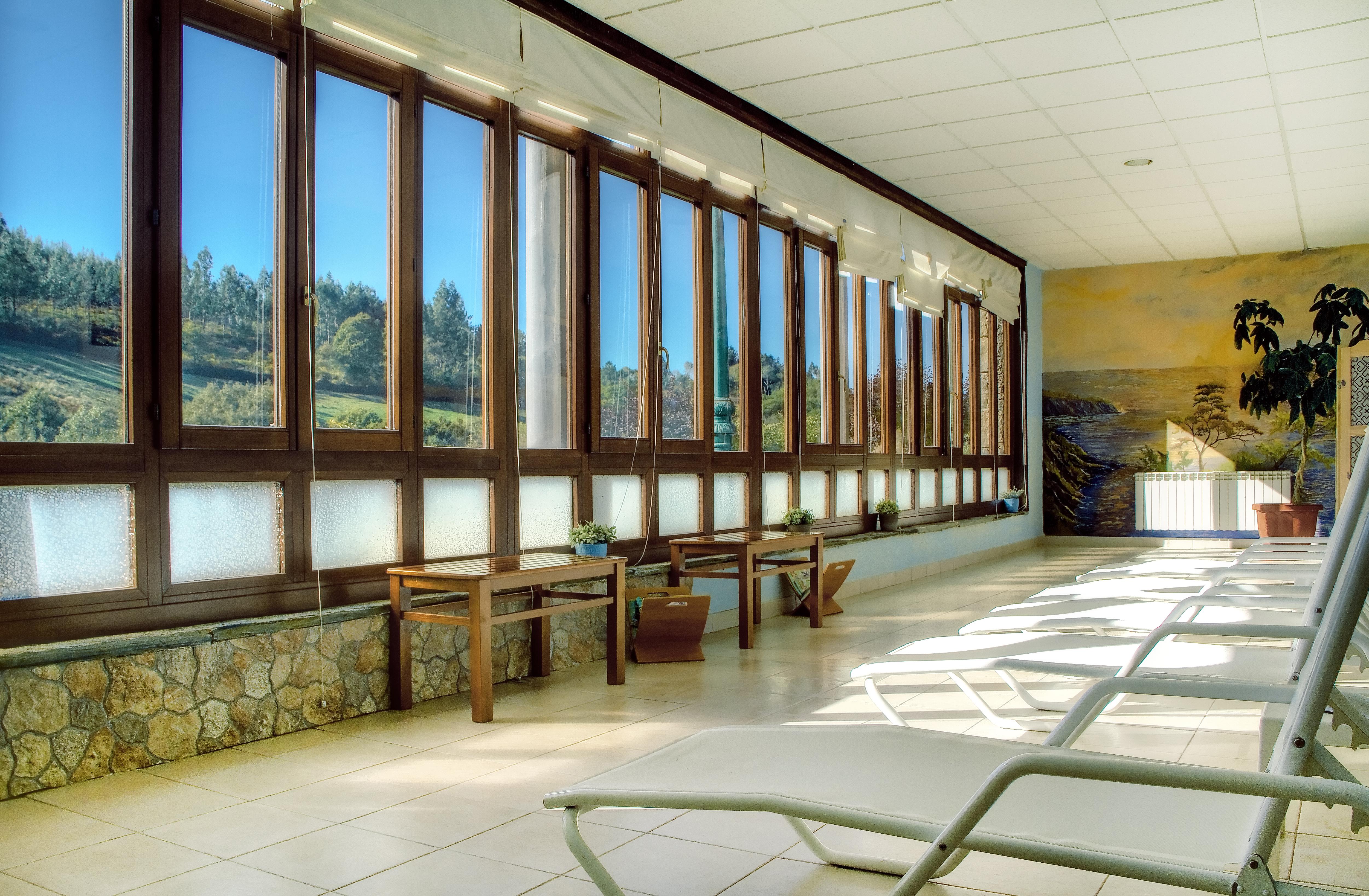 Hotel Balneario Rio Pambre Palas de Rei Kültér fotó
